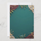 レストラングランドオープニング招待状 シーズンカード (裏面)