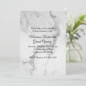 レストラングランドオープン大理石 招待状 (スタンド正面)