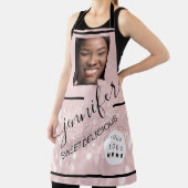 レストランケーキ通りフードフォトロゴグリッター エプロン (インサイチュ)