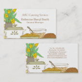 レストランケータリングシェフ名刺 名刺 (正面/裏面)