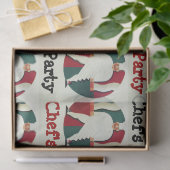 レストランシェフの料理パーティー料理 薄葉紙 (ギフト)