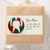 レストランシェフ料理パーティー料理 ラベル (インサイチュ)