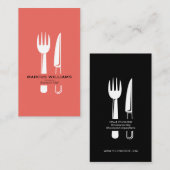 レストランシルバーウェア 名刺 (正面/裏面)