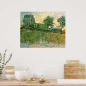 レストランシレーヌアスナエールバイビンセント・ヴァン・ゴッホ ポスター (キッチン)