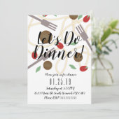 レストランスパゲティディナーディナーイタリアンパーティー 案内状 (スタンド正面)