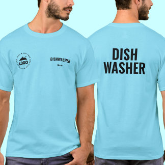 レストランディッシュウォッシャーユニフォームTシャツ オーダーメイド Tシャツ