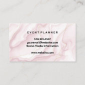 レストランディナーウェアロゴ | ケータリングイベント 名刺 (裏面)