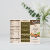 レストラントリフォールドメニュー (スタンド正面)