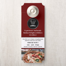 レストランビジネスドアハンガー ドアノブサイン