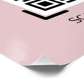 レストランフォトスキャンQRコードメニュー注文 ポスター (コーナー)