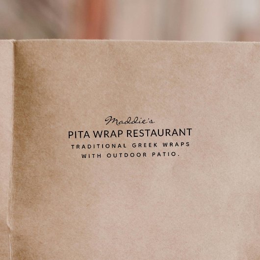 レストランフードスタンプ セルフインキングスタンプ