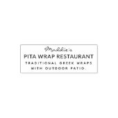 レストランフードスタンプ セルフインキングスタンプ (デザイン)