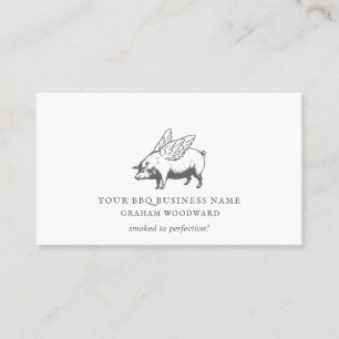 レストランフードトラックバーベキュー 名刺