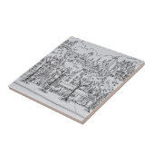 レストランブルバードモンパルナス|パリ，フランス タイル (側面)