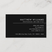 レストランプロフェッショナルQRコードロモダンゴ 名刺 (裏面)