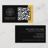 レストランプロフェッショナルQRコードロモダンゴ 名刺 (正面/裏面)