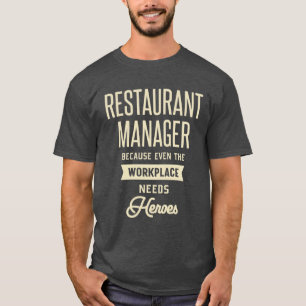レストランマネージャーおもしろいギフト職種 Tシャツ