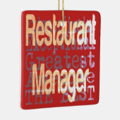 レストランマネージャーExtraordinaire セラミックオーナメント (右)