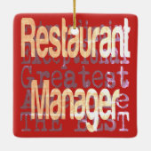 レストランマネージャーExtraordinaire セラミックオーナメント (裏面)