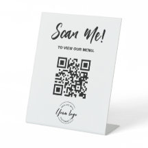 レストランメニュカスタムーのQRコードスキャンマイロゴ