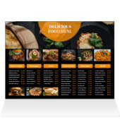 レストランメニューテンプレート (内部横(上))