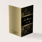 レストランメニュー折り畳みビジネスカード 名刺 (外部)