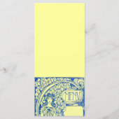 レストランメニュー2ラックカード メニュー (裏面)