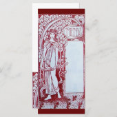 レストランメニュー2ラックカード メニュー (正面/裏面)