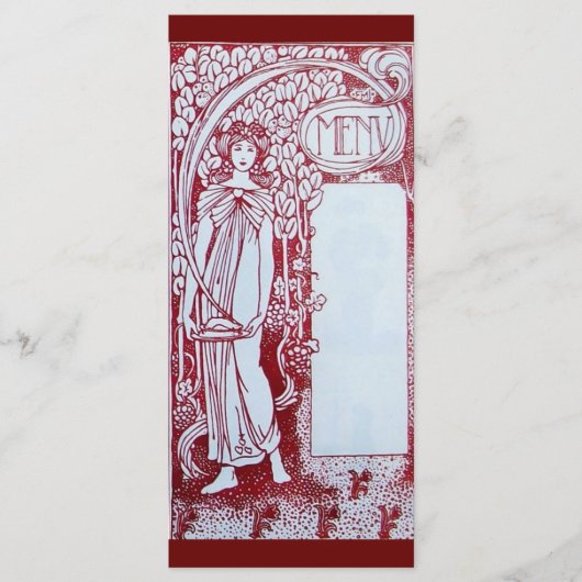 レストランメニュー2ラックカード メニュー (正面)