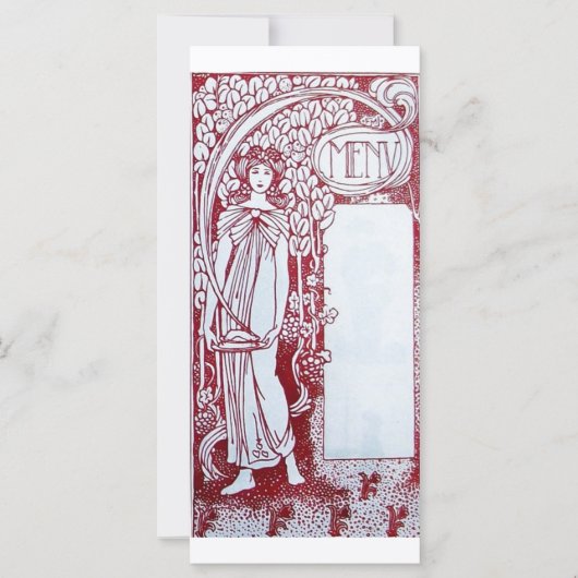 レストランメニュー2 ラックカード (正面)