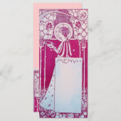 レストランメニューLサイズのカード (正面/裏面)