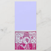 レストランメニューLラックカード メニュー (裏面)