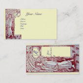 レストランモノグラム 名刺 (正面/裏面)