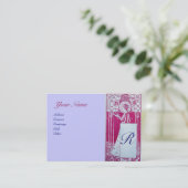 レストランモノグラム 名刺 (スタンド正面)