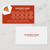 レストランラウンジマーケティングプログラムカスタマーロイヤル ロイヤリティカード (正面/裏面)