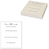 レストランレビューJunk Journal Stamp ラバースタンプ (押印)