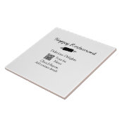 レストラン名スキャンQRメニュー追加連絡詳細n タイル (側面)