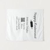 レストラン名スキャンQRメニュー追加連絡詳細n タペストリー (正面(横))