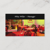 レストラン名刺 名刺 (裏面)