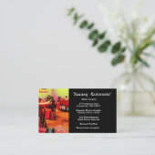 レストラン名刺 名刺 (スタンド正面)