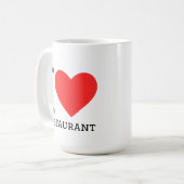 レストラン大好き コーヒーマグカップ (正面左)