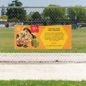 レストラン特別メニューのカスタムバナー 横断幕 (インサイチュ)