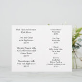 レストラン用品キッズメニュー着色パック (スタンド正面)