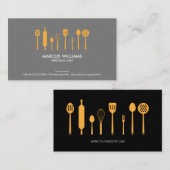 レストラン用品 |エグゼクティブシェフ 名刺 (正面/裏面)