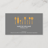 レストラン用品 |エグゼクティブシェフ 名刺 (正面)