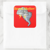 レストラン用品Storm Shelterシール スクエアシール (バッグ)