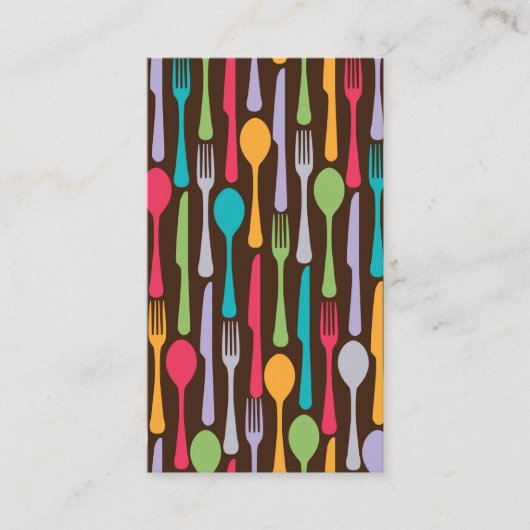 レストラン食べカフェの設定メニューQRコード コーリングカード (正面)