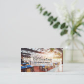 レストラン食堂 名刺 (スタンド正面)