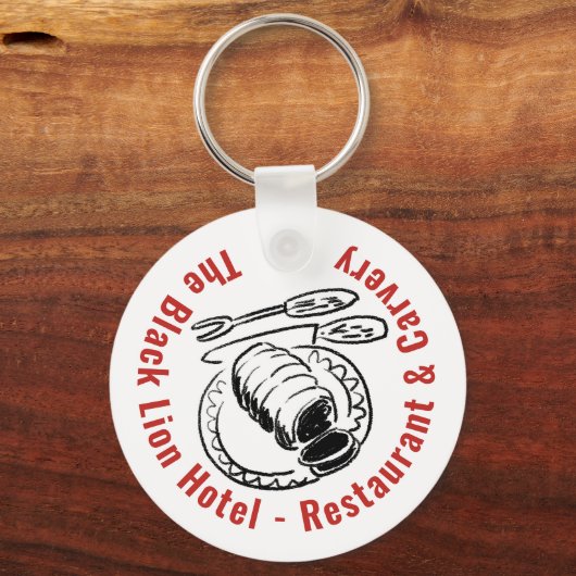 レストラン キーホルダー (裏面)