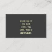 レストラン/ケータリングの名刺 名刺 (裏面)